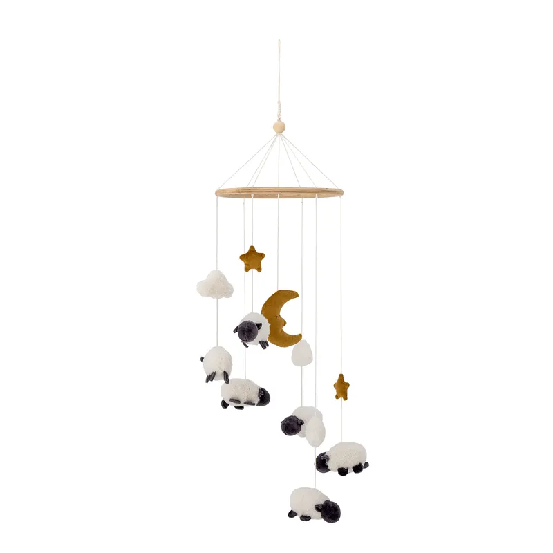 BLOOMINGVILLE MINI Dollynyckel, Vit, Polyester (D20xL75 cm)