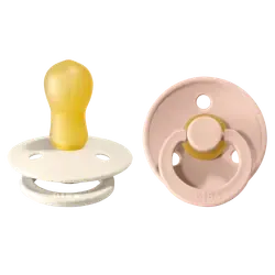 Bibs Colour - 2 Pack, Storlek 3 (18+ Mån.), Rund - Latex,