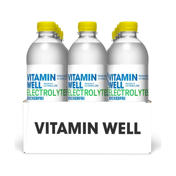 12 x Vitamin Well Electrolytes 500 ml