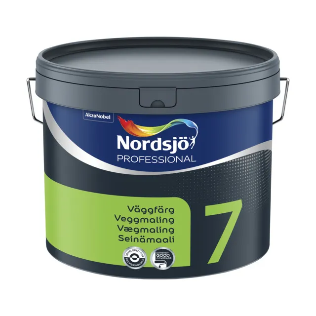 VÄGGFÄRG PROFESSIONAL 7 NORDSJÖ S0502-Y INOMHUS 10L | Beijerbygg Byggmaterial