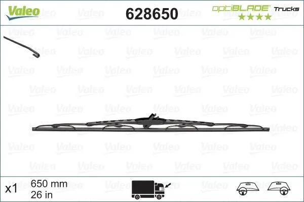 Torkarblad VALEO 628650