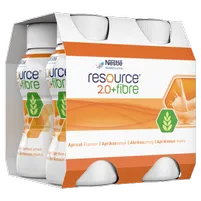 Resource 2.0+fibre - 4x200ml aprikos - 4 st