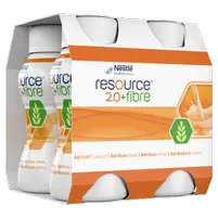 Resource 2.0+fibre - 4x200ml aprikos - 4 st