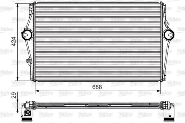 Intercooler VALEO 818283