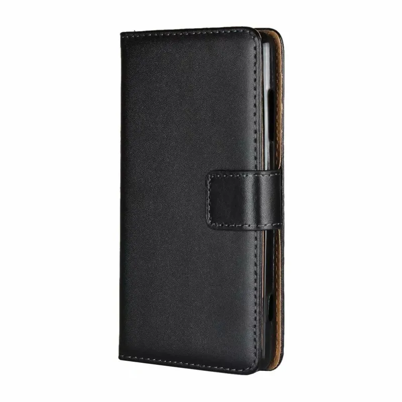 SKALO Samsung A22 5G Plånboksfodral Äkta Skinn (#6187)