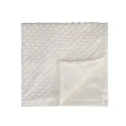 Fleecefilt Minky Gosig – Vit