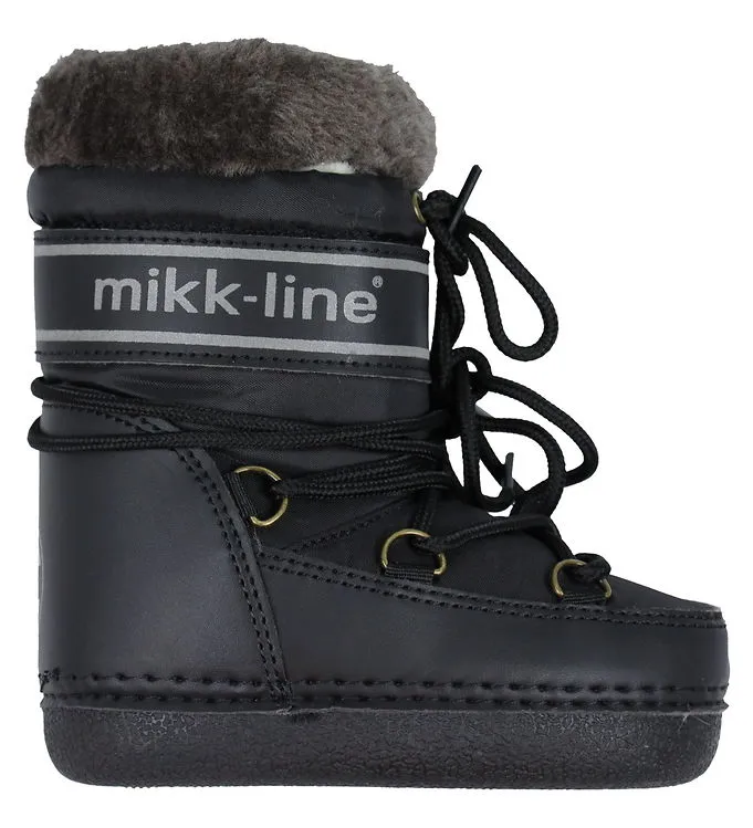 Mikk-Line Vinterkängor, Black, 29-31
