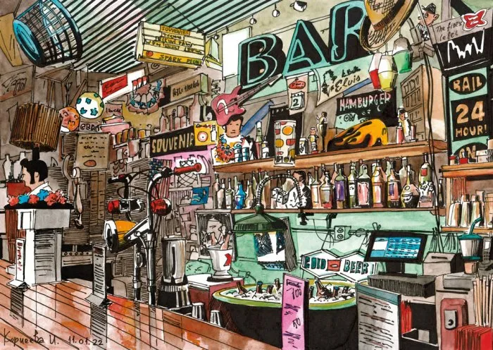 Pussel – Bar 1000 Bitar