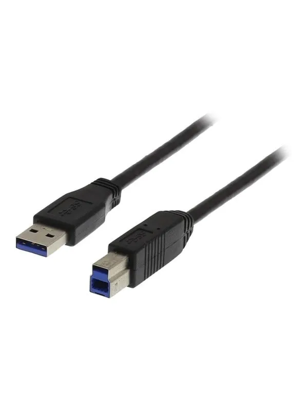 Deltaco USB3-110S - USB cable - USB Type A to USB Type B - 1 m