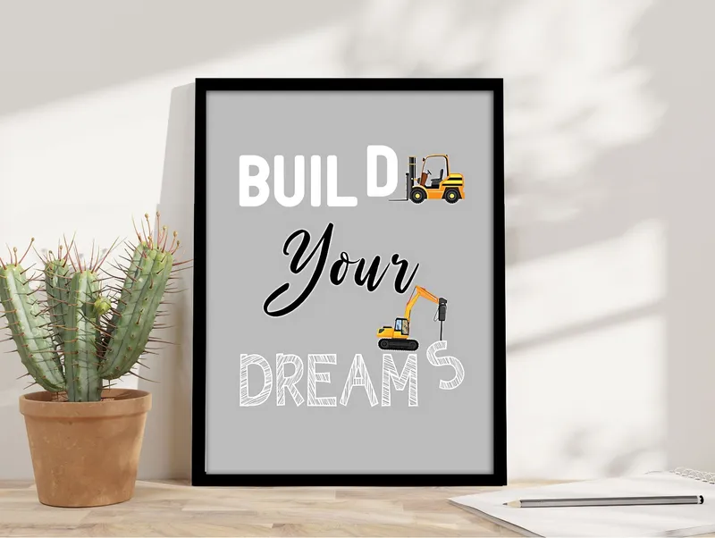Affisch - BUILD your DREAMS / 02