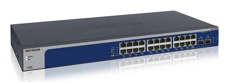 Netgear XS724EM 4-Port 10-Gigabit/Multi-Gigabit Ethernet Easy Smart Managed Switch 2x SFP+ Ports