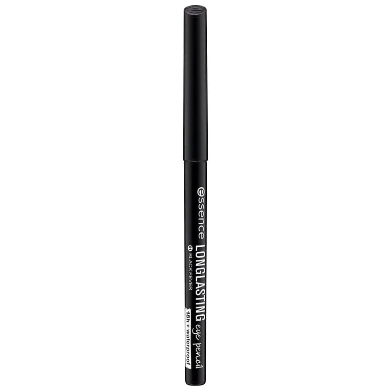 essence Longlasting Eye Pencil 18h + Waterproof 01 Black Fever
