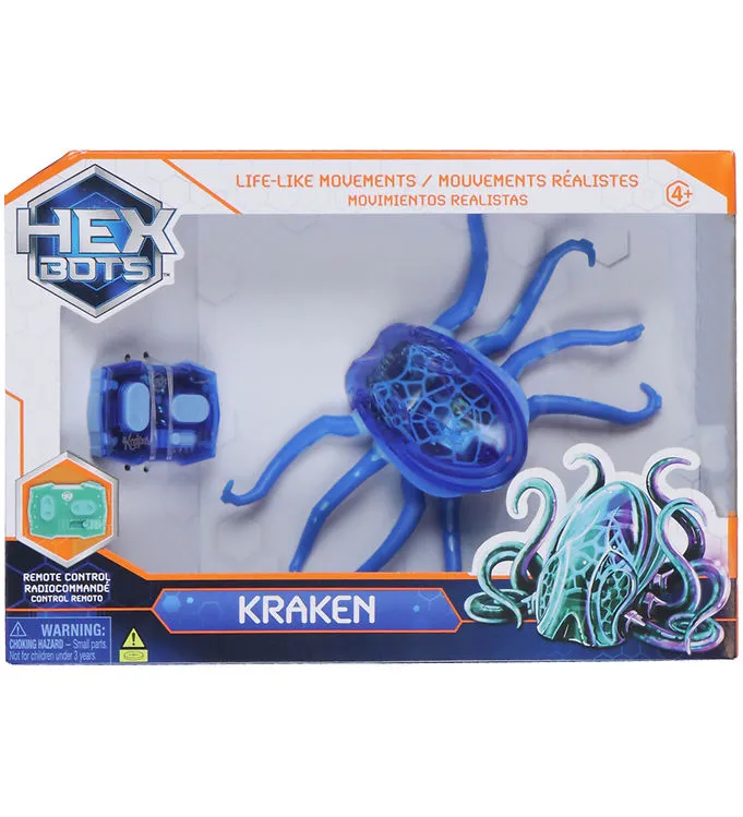 Hex Bots Fjärrstyrd kraken – Blå
