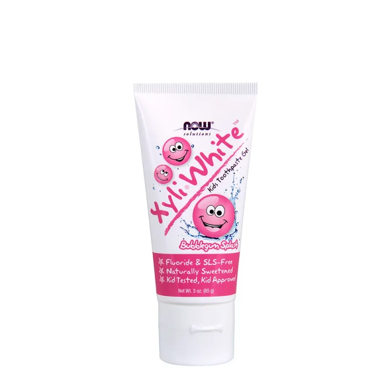 NOW - Xyliwhite™ Bubblegum Splash, Tandkräm Gel för barn