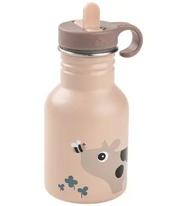 Done by Deer Vattenflaska - Rostfritt Stål - 350 ml - Tiny Farm (#1182)