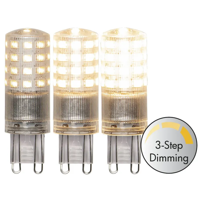 Star Trading LED-lampa G9 Halo-LED 4W(40W) 3-stegsdimmer