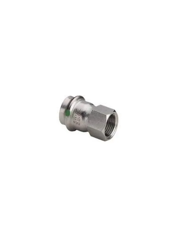 Viega Sanpress Inox transition 42 mm x 1 1/2″” stainless steel 436674