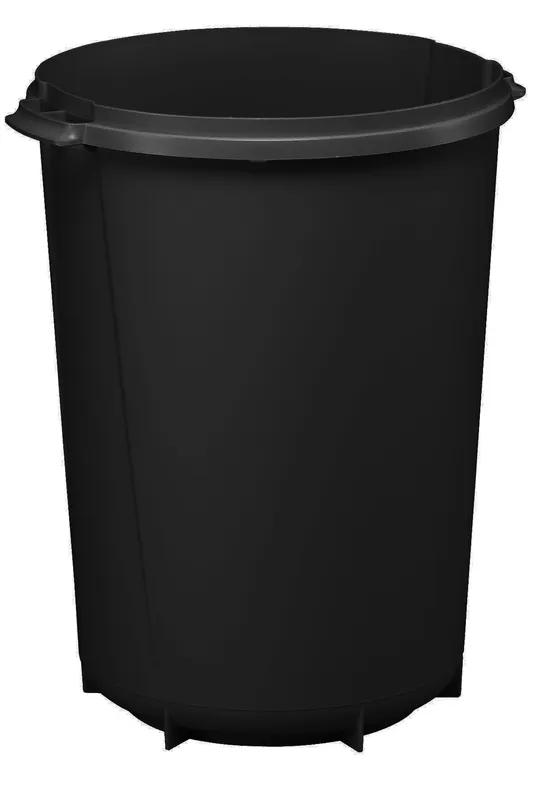 Papperskorg DURABIN rund 40L svart