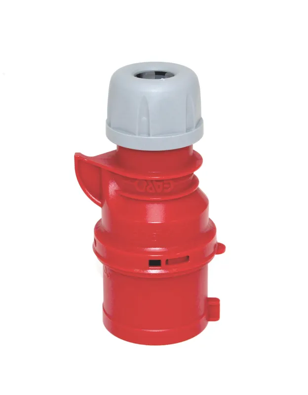 Garo P 432-3 Q Stickpropp IP44, 5-polig 32A, Quick Röd, 3 h