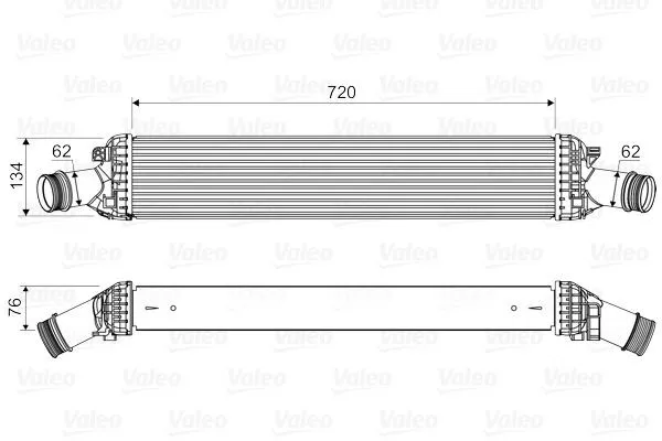 Intercooler VALEO 818654