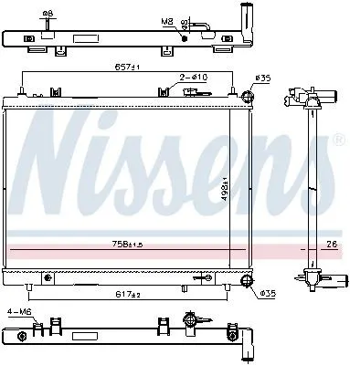 Kylare NISSENS 606308