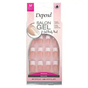 Depend Salon Gel Rosa Square Medium