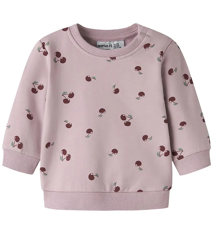 Name It Sweatshirt – NbfVimone – Dawn Rosa/Cherry (#9359)