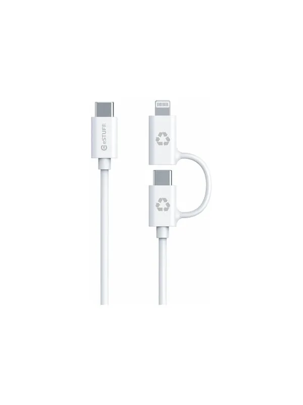 eSTUFF INFINITE - USB-C cable kit - USB-C to Lightning USB-C - 1 m