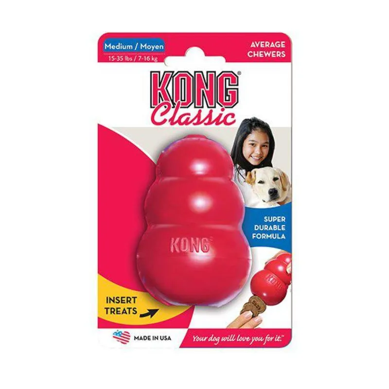 Kong Classic Aktiveringsleksak För Hund Röd M