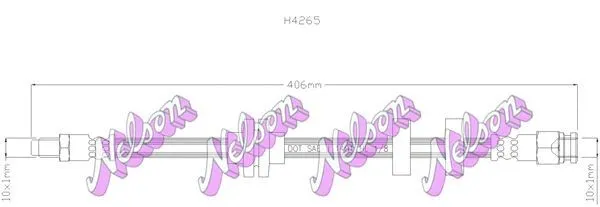 Bromsslang KAWE H4265