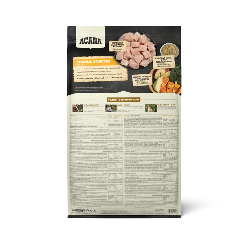 Classic Praire Poultry Torrfoder för hund 9,7kg