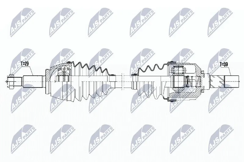 Drivaxel NTY NPW-RE-087