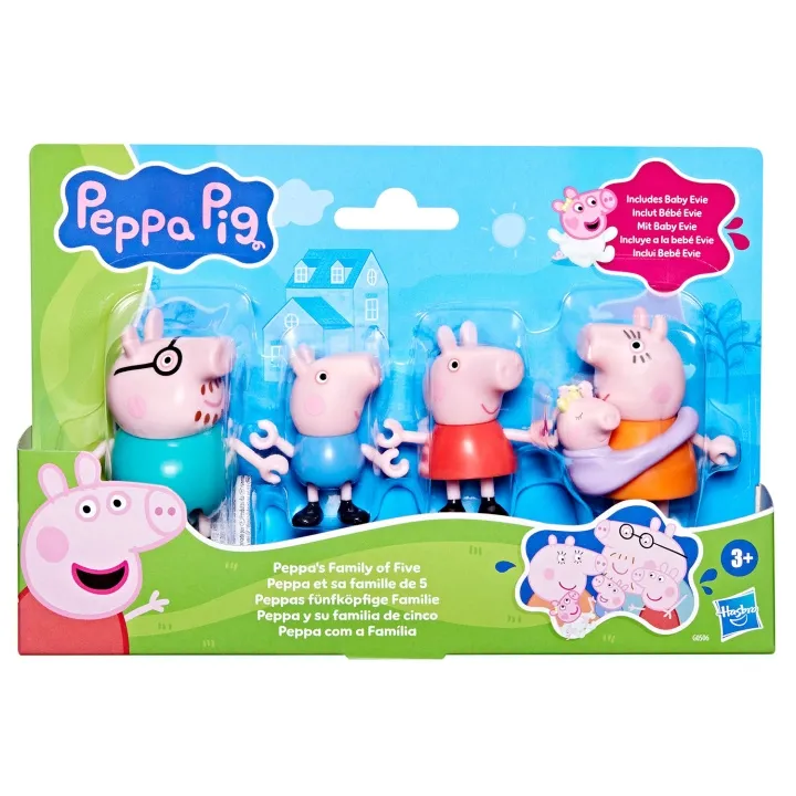 Gretas Familj Figurpack 5-pack Greta Gris