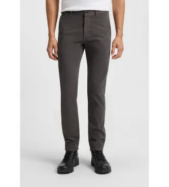 BOSS för män. 50510933 Chino Slim Byxor grå (34/32), Casual, Bomull