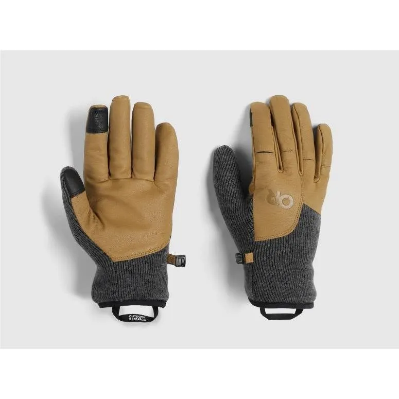 Outdoor Research Men’s Flurry Drivin Gloves Charcoal