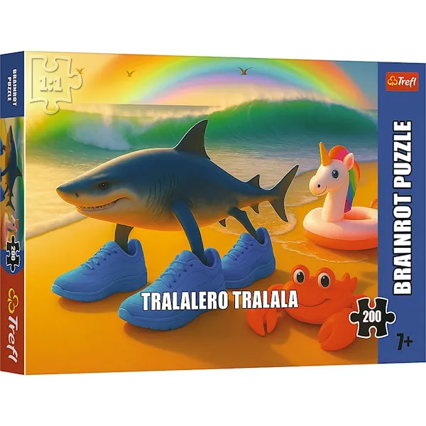 Italian Brainrot Tralalero Tralala Pussel 200 Bitar Trefl
