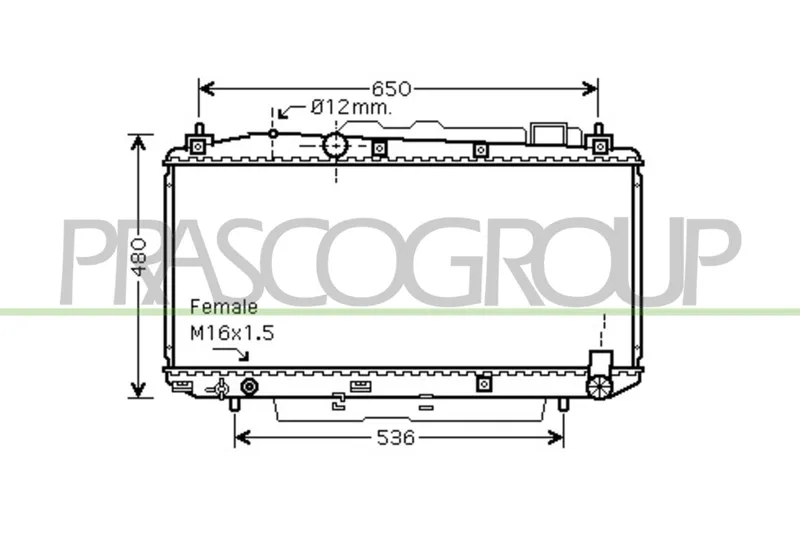 Kylare PRASCO TY283R008