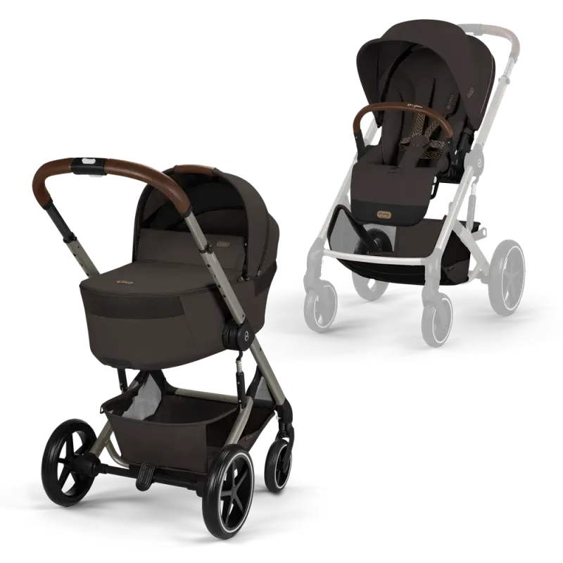 Cybex Balios S Lux Inkl. Hopfällbar Liggdel - Chocolate Brown