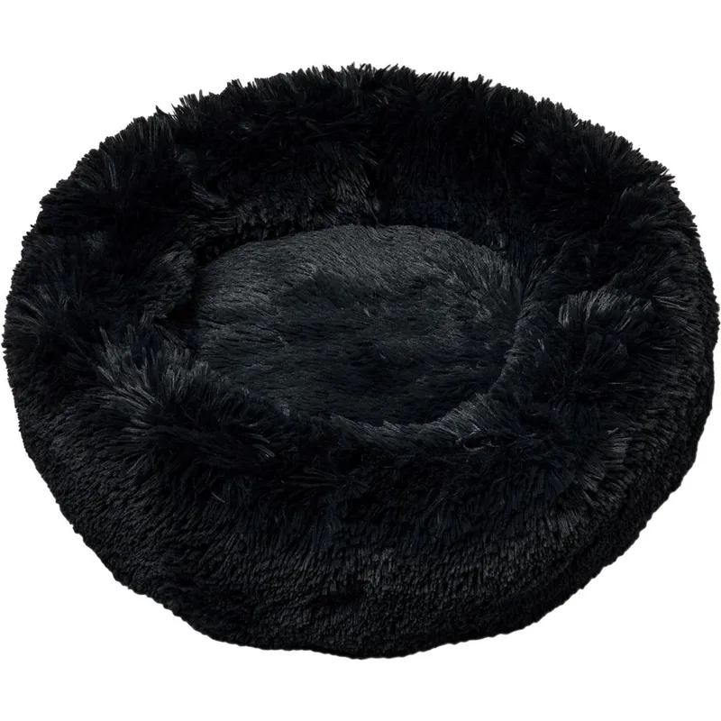 Supermjuk Bädd Doris Plysch Svart – Svart / 90 x 18 cm