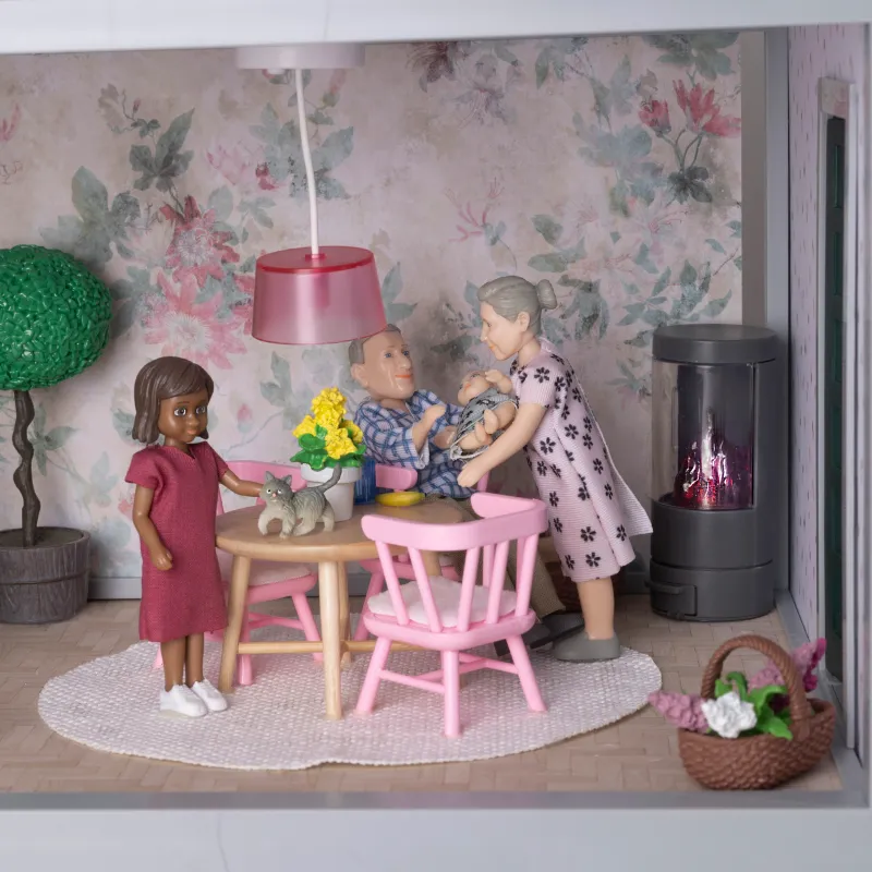 Småland Köksmöbler, Rosa, Lundby