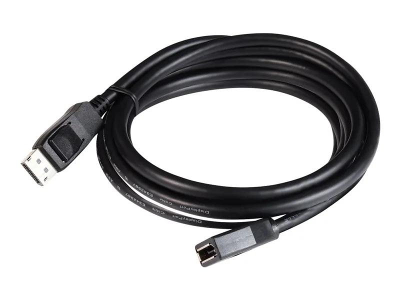 Club 3D – DisplayPort-förlängningskabel – DisplayPort (hona) till DisplayPort (hane) spärrad – DisplayPort 1.4 – 3 m – stöd för 8K