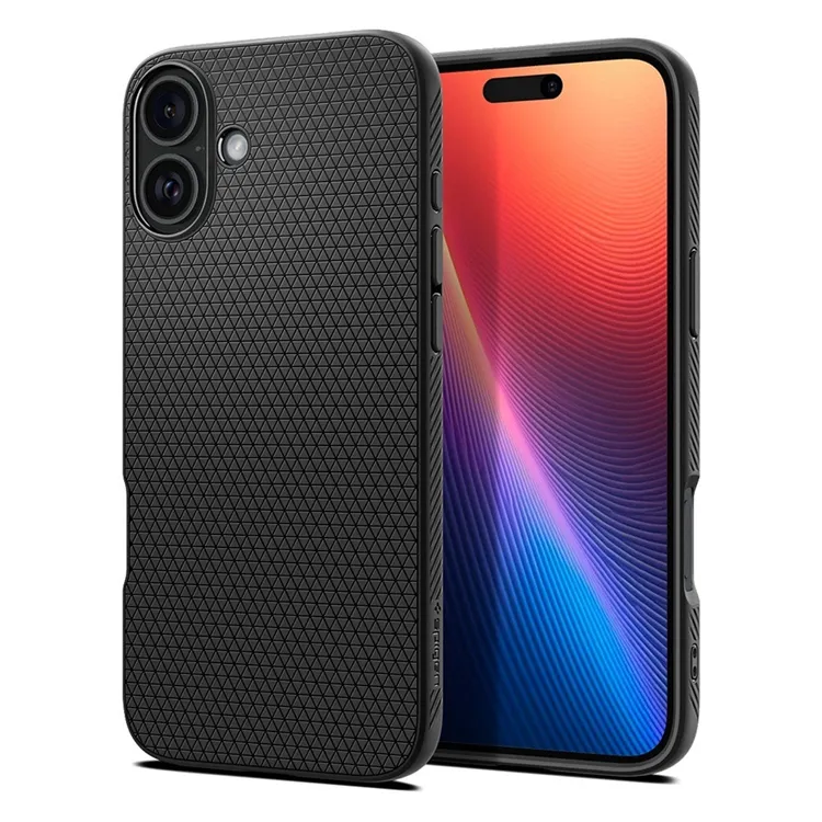 Spigen Mobilskal till iPhone 16 Liquid Air - Matte Svart