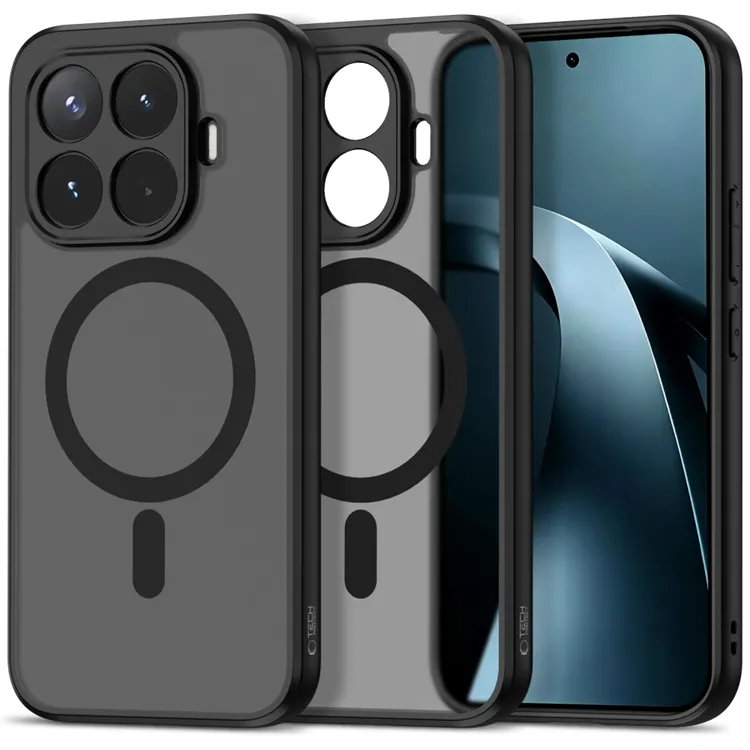 Tech-Protect Mobilskal För Xiaomi 17T MafSafe Magmat - Matt Svart