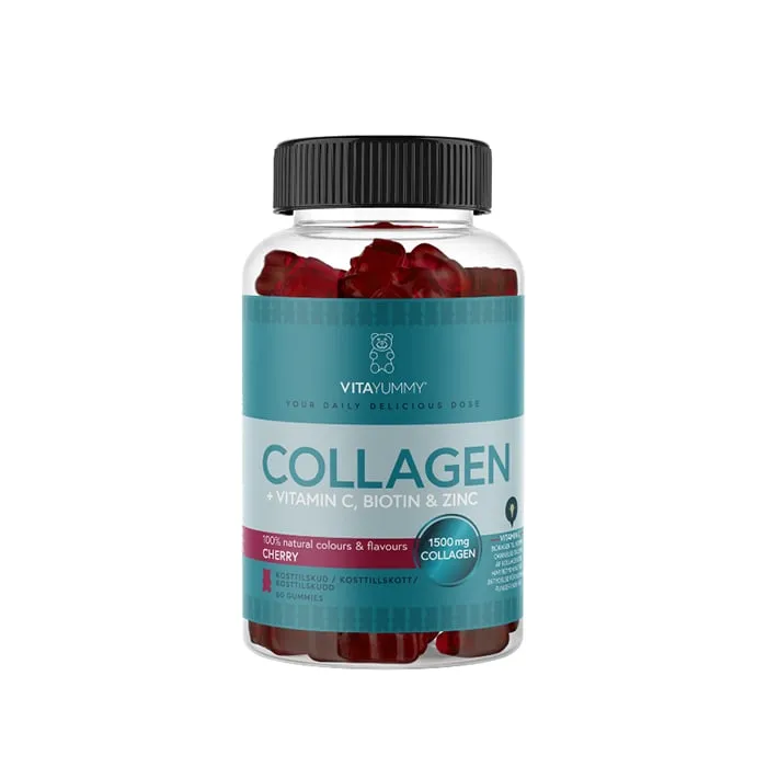 VitaYummy Collagen, Cherry, 60 Gummies