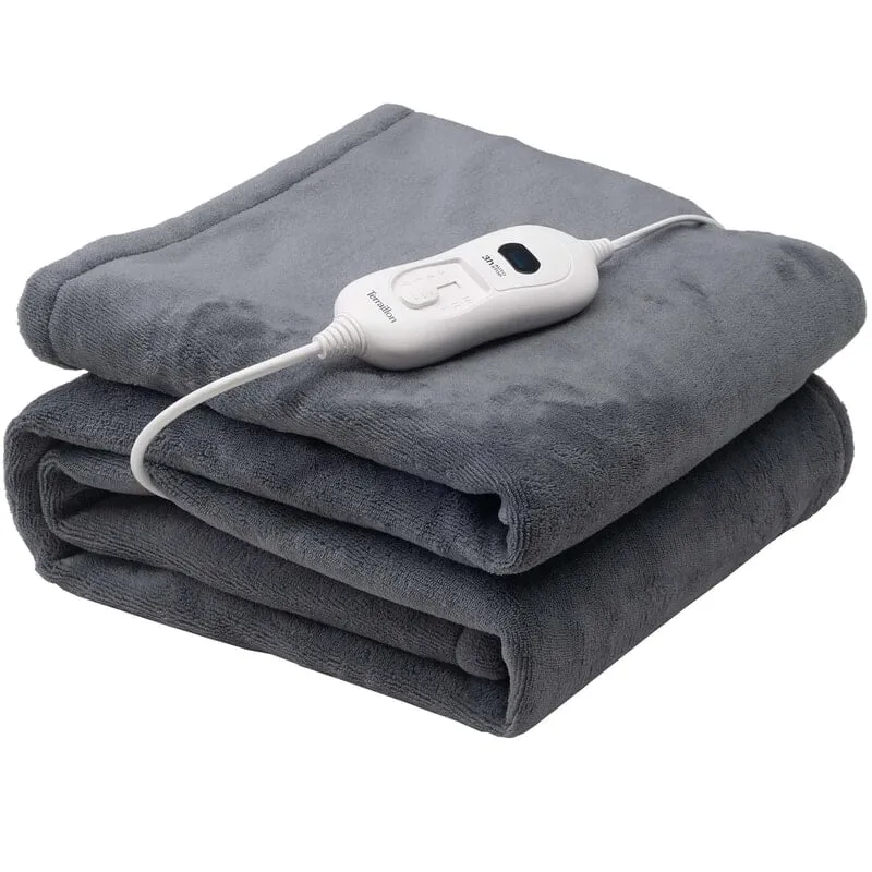Terraillon Värmefilt Cozy Dark Grey 160 x 120 cm