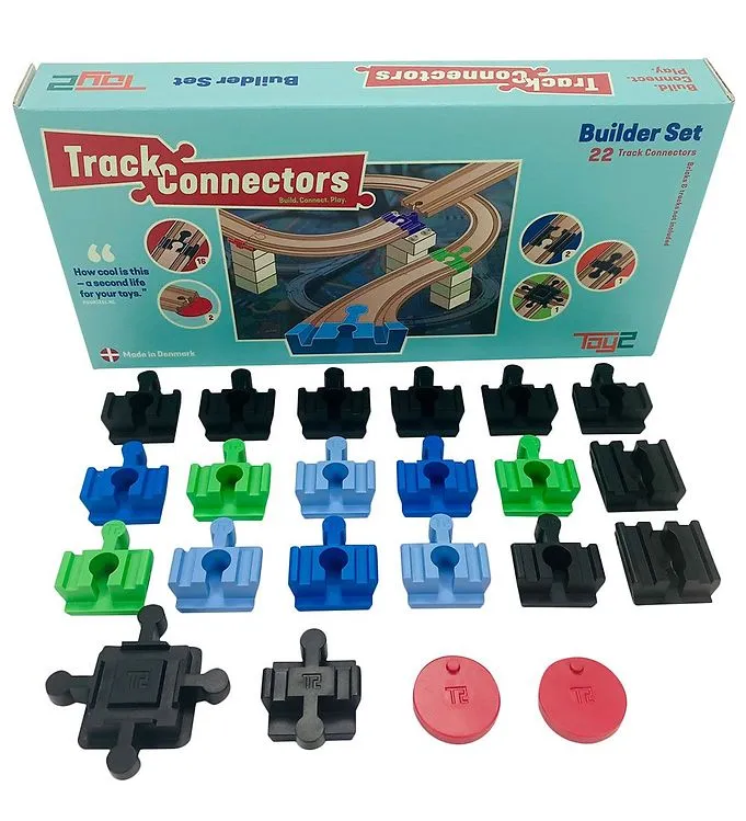 TOY2 Track Connector Builder Set Kopplingar