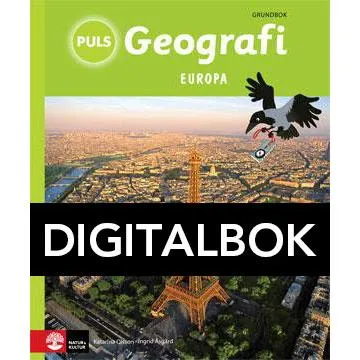 PULS, Geografi 4-6 Europa Grundbok Digitalbok, trede uppl