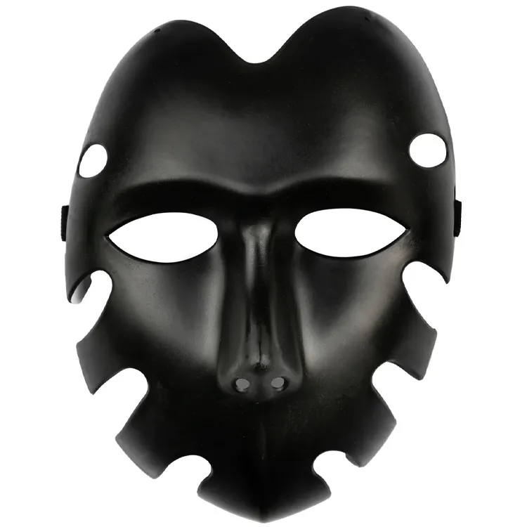 Halloweenmask Svart 22x17cm