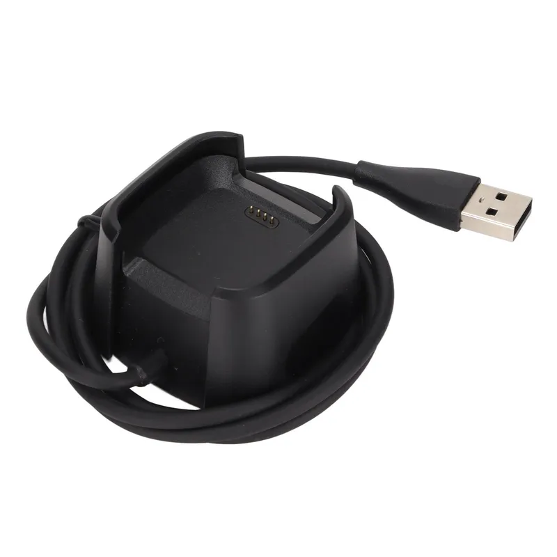 Laddare USB-laddningskabel Dockningsstation för Fitbit Versa Smartwatch 1m Längd Kabel