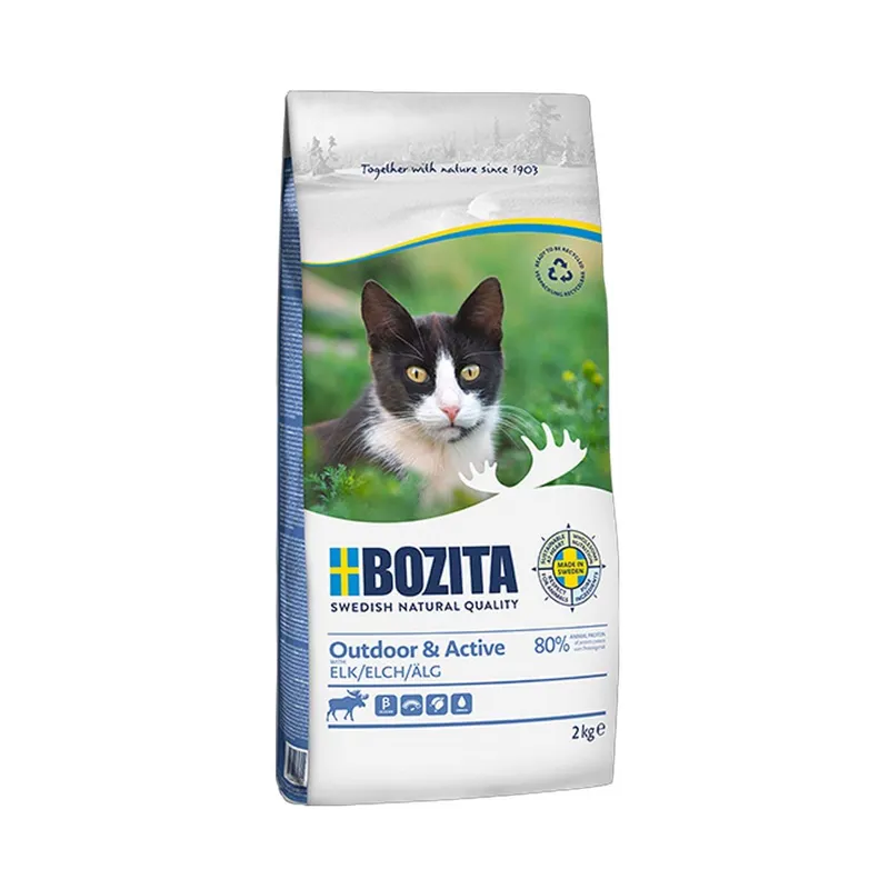 Bozita Outdoor & Active Elk Torrfoder till Katt